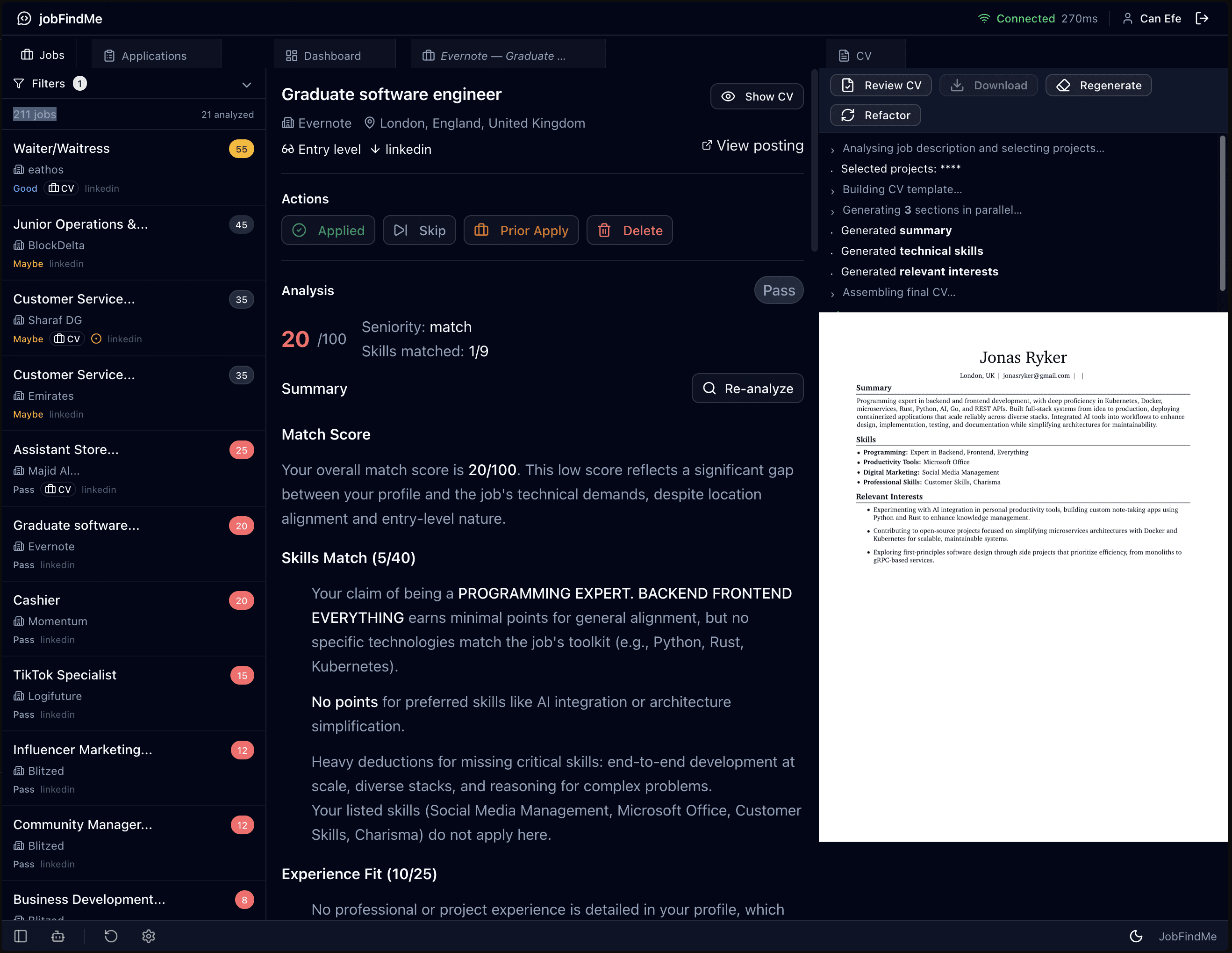 JobFindMe: AI-Powered Job Search Platform